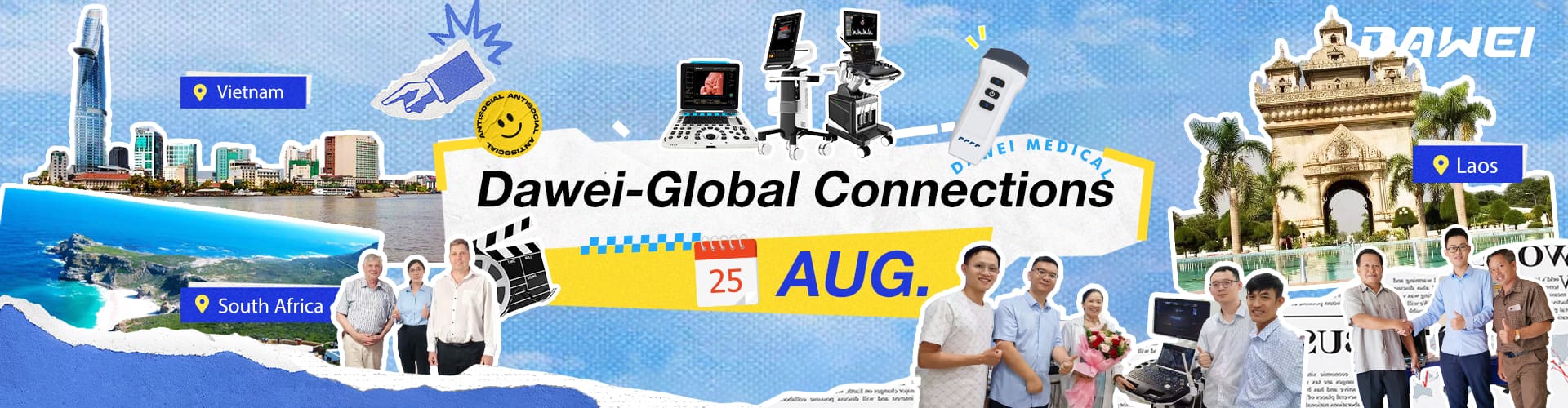 Dawei-Global Connections, усиливающие наше присутствие во Вьетнаме, Лаосе и Южной Африке